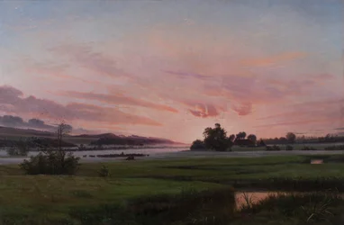 A Summer’s Evening near Ry, Jutland, c.1873